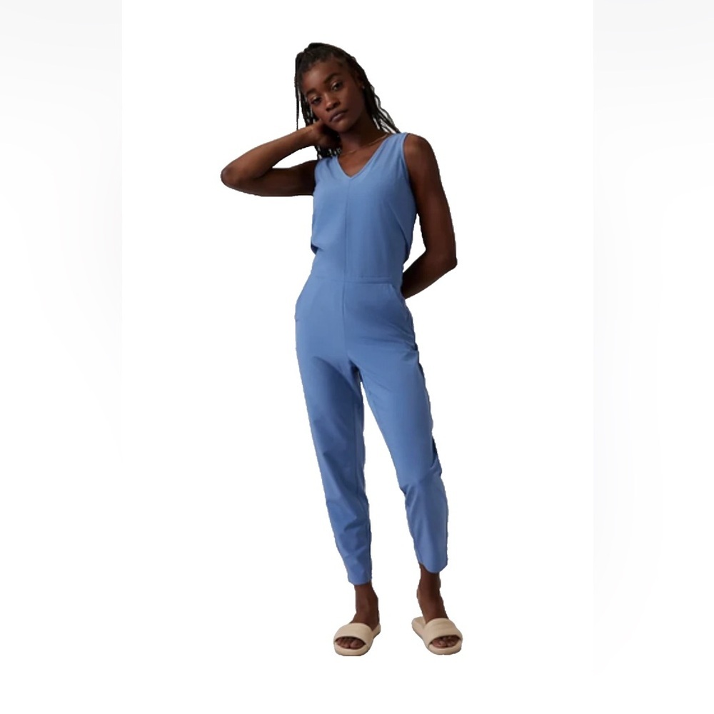Athleta Brooklyn Jumpsuit In Cottage Blue
